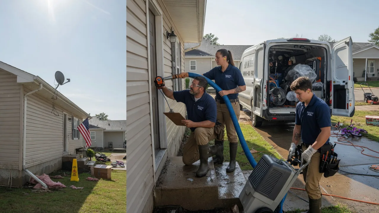 Ceiling Water Damage Restoration in Calhoun City, MS near me